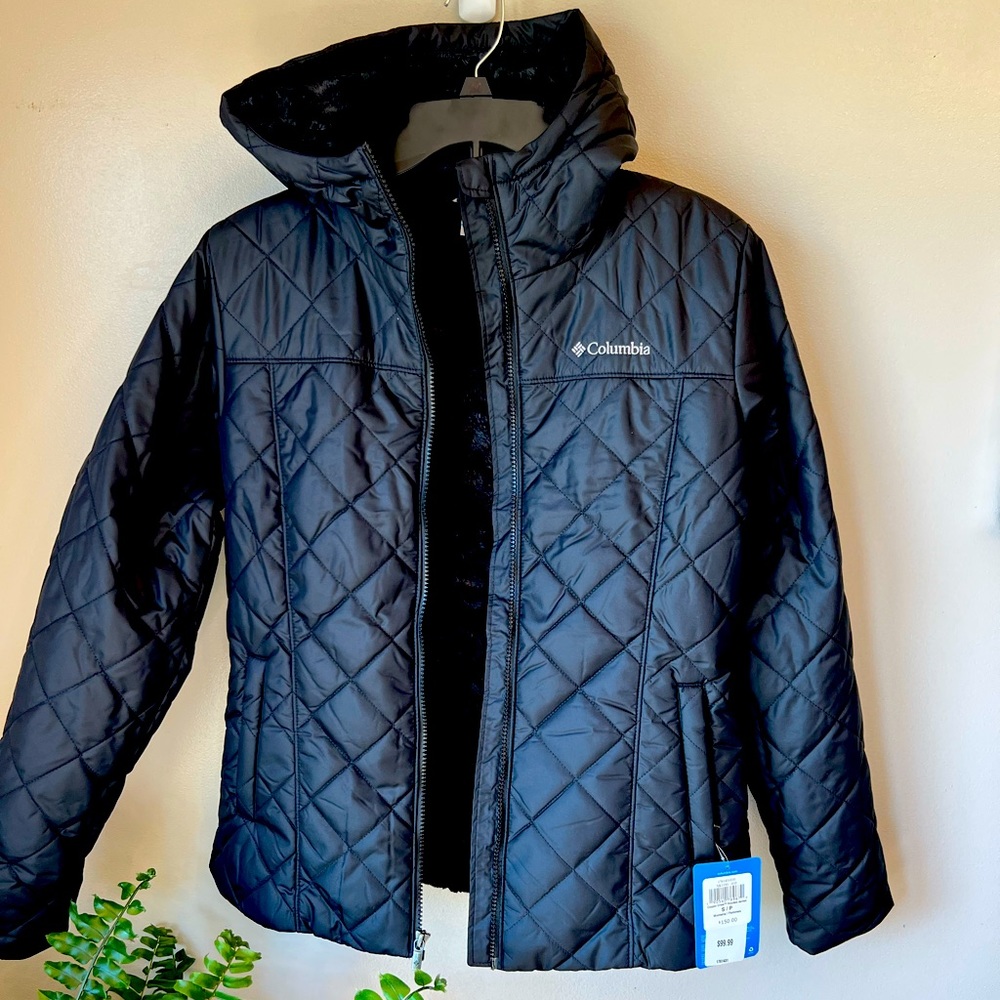 Columbia Black Quilted Puffer Jacket